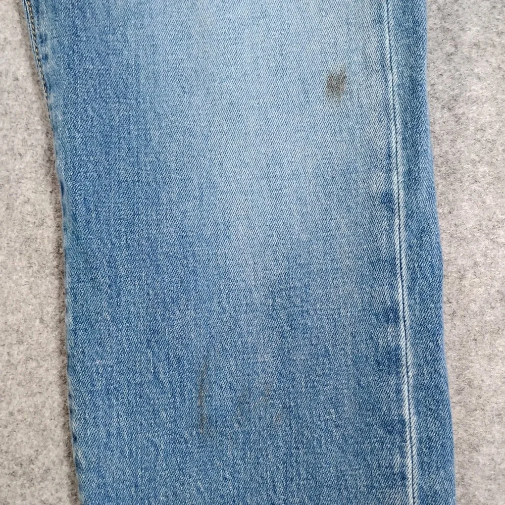 R13 Mens Slim Fit Light Wash Distressed Blue Jeans Made in Italy  32x27 - Picture 3 of 16